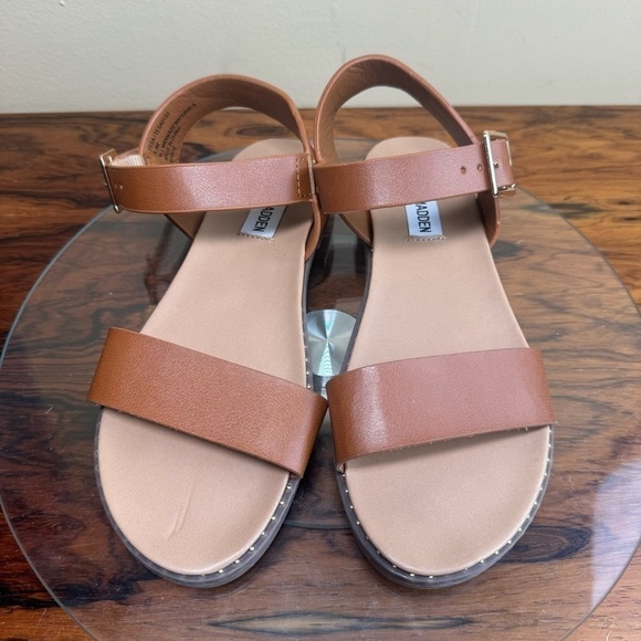 Steve Madden Tesa Slingback Sandal in cognac - Picture 8 of 15